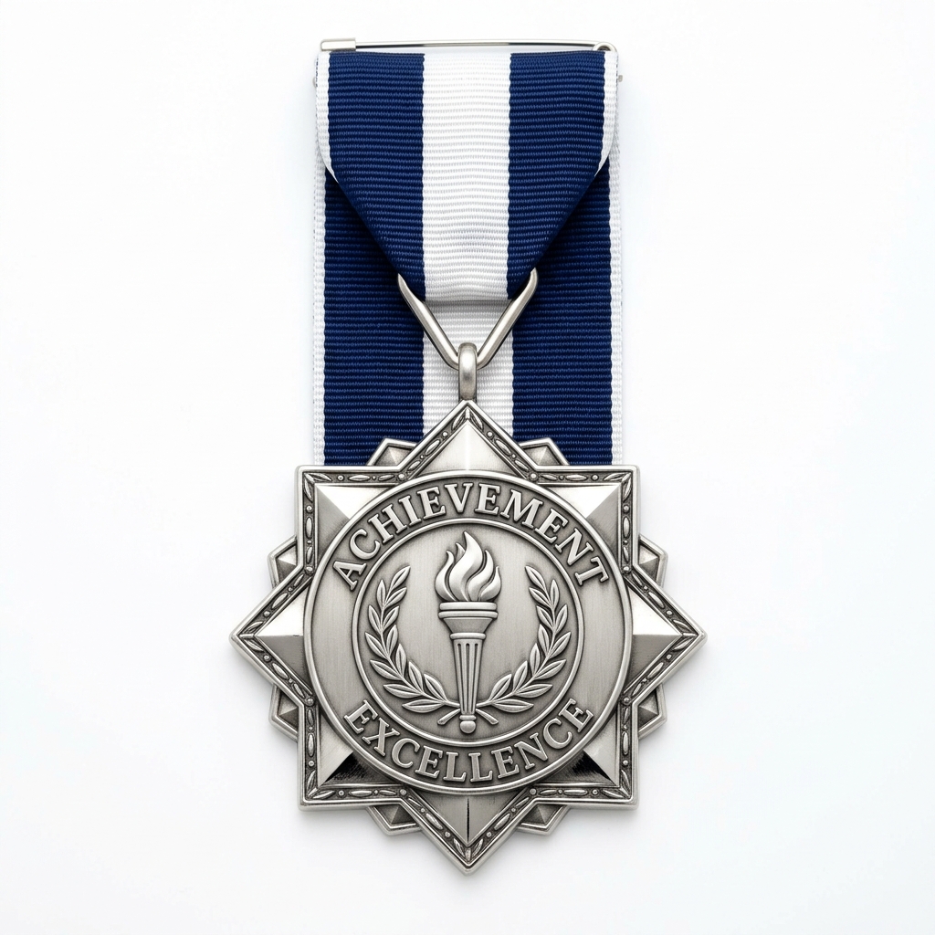 Silver Excellence Star Medal