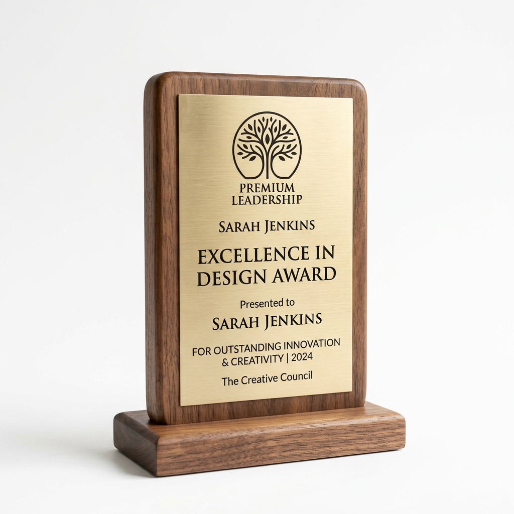 Walnut Desktop Award